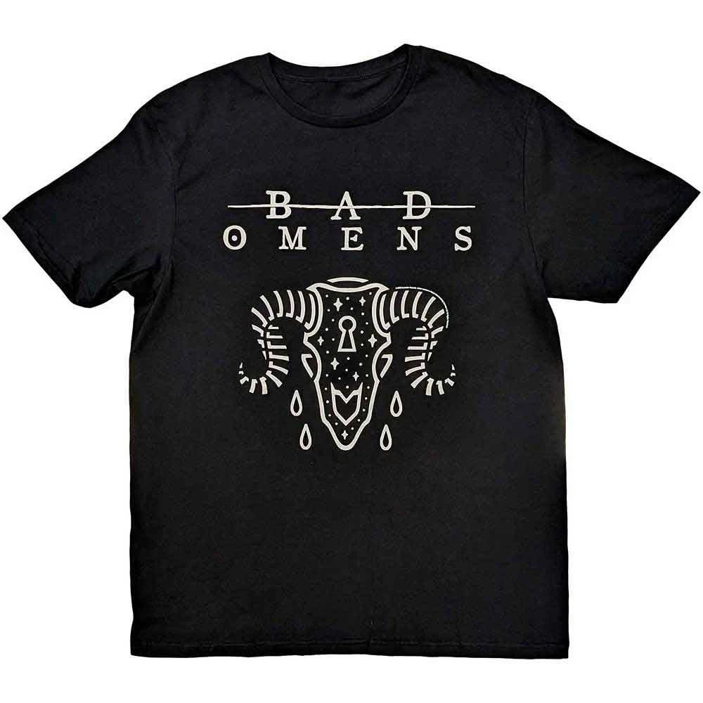 Bad Omens Ram Skull Official Mens Unisex T-Shirt XL