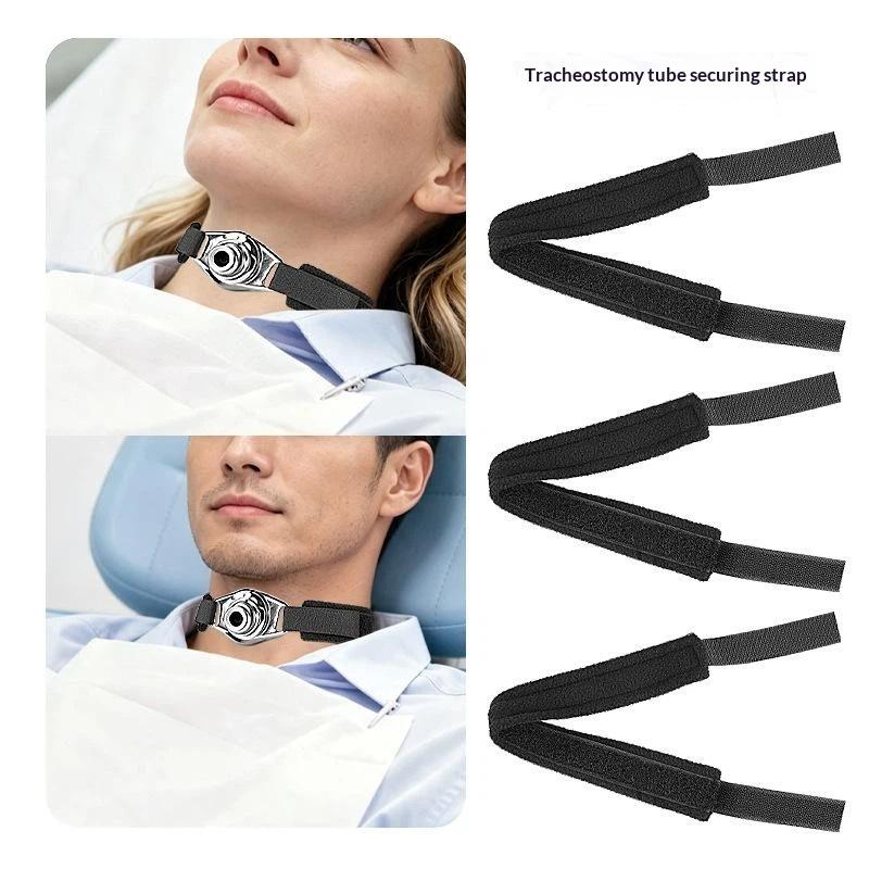 Tracheostomy Tube Collar Tracheostomy Tube Holder Hook And Loop Closure Reusable Tracheostomy Ties For Post Neck Surgery