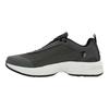 Fabric Round Toe Lace-Up Low-Top Casual Shoes Men Sneakers Black 77FWS0303V0029
