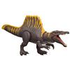 Mattel Jurassic World Super Battle Ryczący Spinozaur Figurka do Poruszającego się Dinozaura Około 55cm Wiek 4 i JGB56 Atak! Dzieci, Zabawka, Duży, Długi,