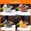Resin Animal Decor With Natural Crystal Chips For Home Office Gift