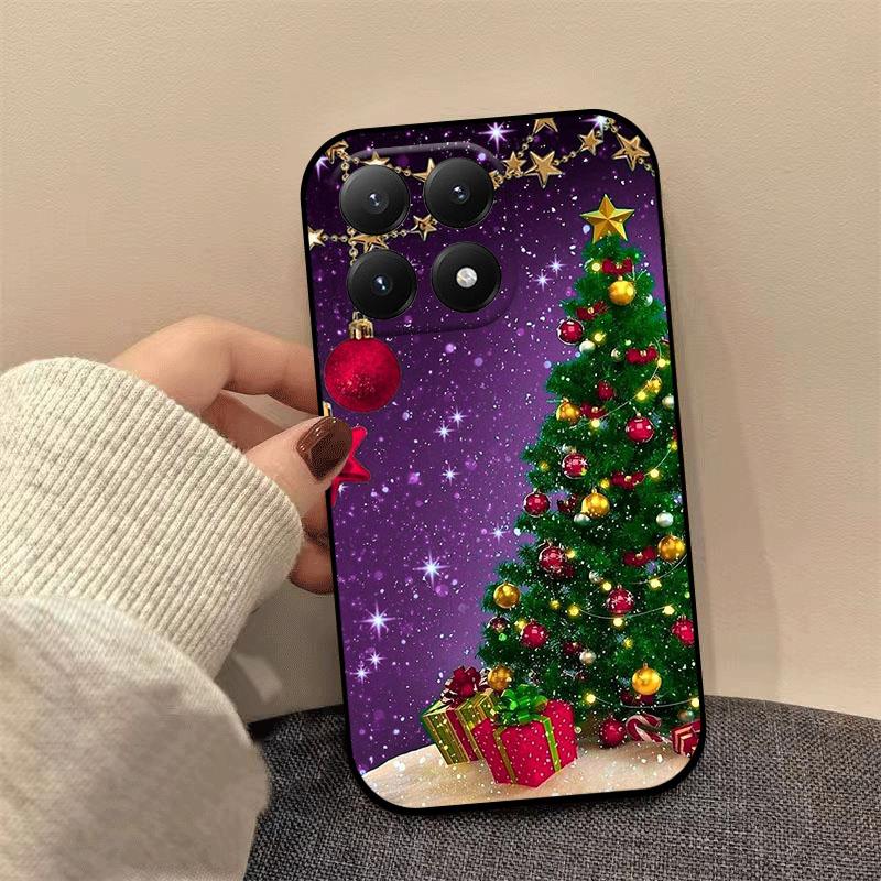Weihnachtsmalerei Weiche TPU-Silikonhülle Für Xiaomi 15T 14T 12T Pro 13T 12T 11T 10T Pro Stoßfeste Handyhülle Sturzsicher Funda