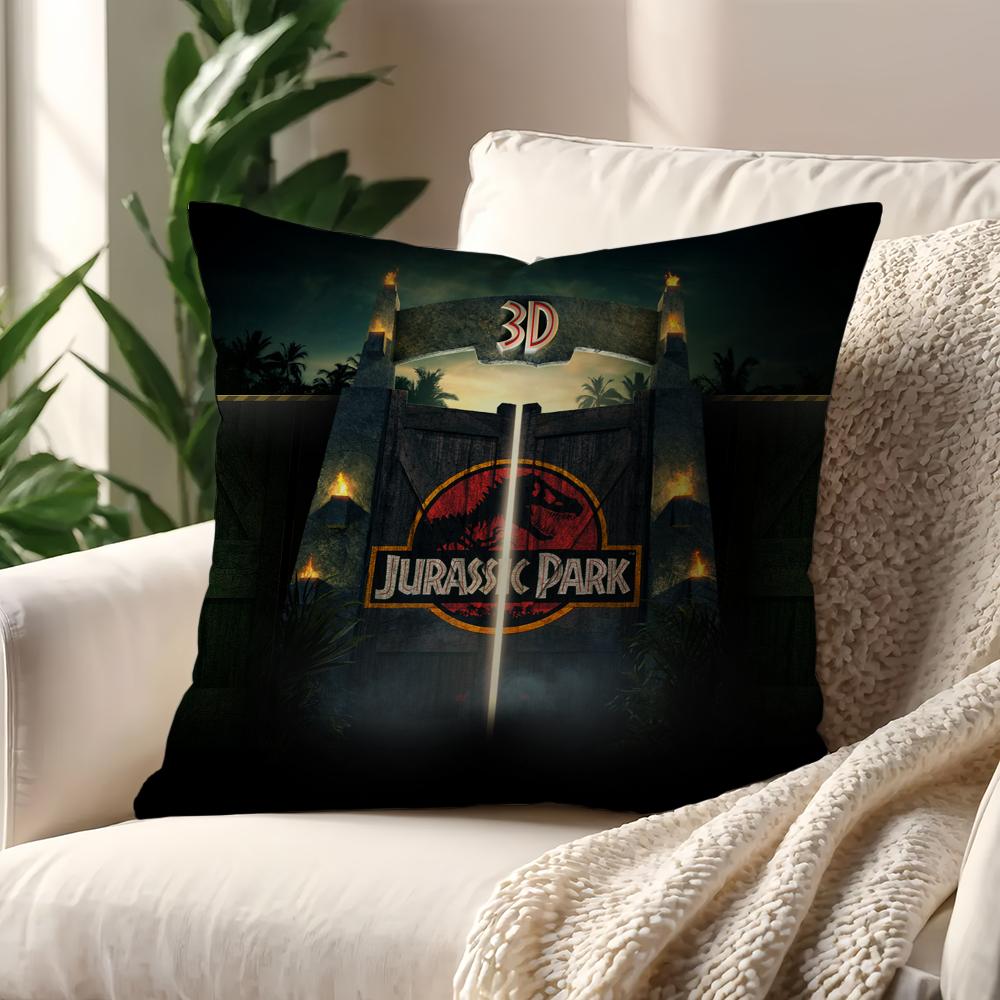 Movie J-Jurassic cool Park cushion cover Pillow Case Pillowcase Soft Skin Friendly & Comfortable with a Hidden Zipper 12x12Inch