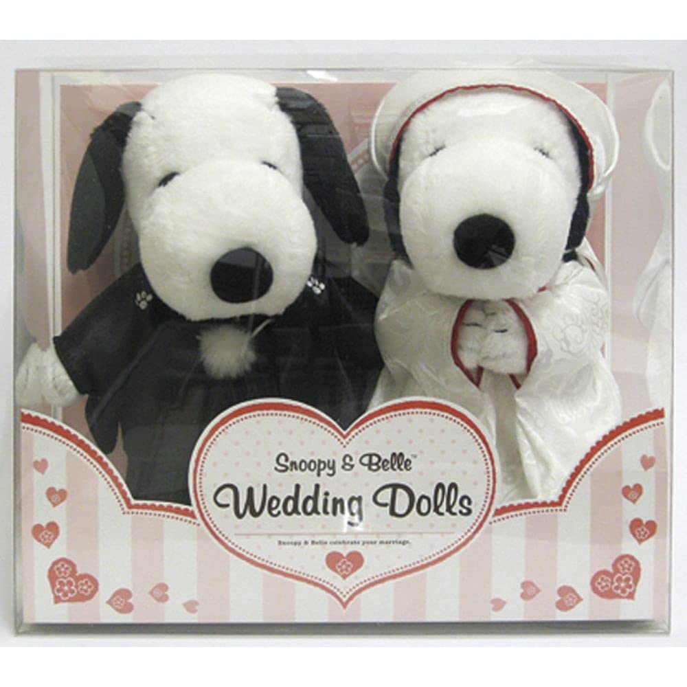 Yoshitoku SNOOPY Snoopy Belle Wedding Japanese Style Plush 182075 & Toy, Large,