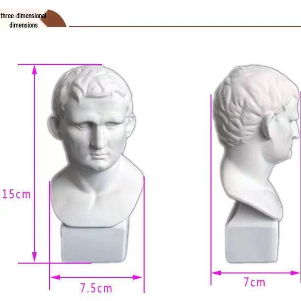Resin Mini Plaster Figure: Character Model for Art Teaching and Painting Sketches.