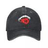 Gorras de Béisbol Jujutsu Sukuna Boca Kaisen Denim Desgastado Clásico Cómic Anime Snapback Unisex para Mujer Gorra Ajustable para Exteriores