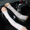 1Pair Summer Lace Long Sleeves Anti-Sunburn Arm Cover Women Breathable Hollow Hand Sleeves Driving Arm Sleeve Fingerless