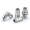 PU PE PV PY PZA SA PM PK PLM 304 stainless steel metal pneumatic quick coupling 4 6 8 10 12 14 16mm push in air Hose connector