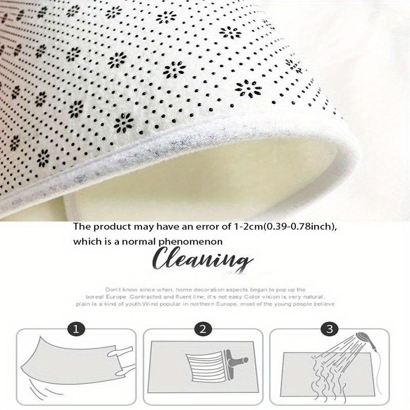 1Pcs Anti Fatigue Kitchen Rugs, Cute Rabbit and Print Waterproof Non-Slip Thick Cushioned Kitchen Mat Heavy Duty Comfort Standing Mat for Kitchen