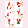 1 Set Kids Creativity Handicraft Diy Flower Pot Multicolour Chenille Stems Pipe Cleaners Handmade Children Toys