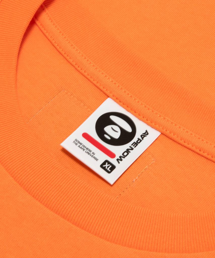 Eipeu Aapenow Aape Heart Long Sleeve T-Shirt Orange / Aapltm1815Xxqorx