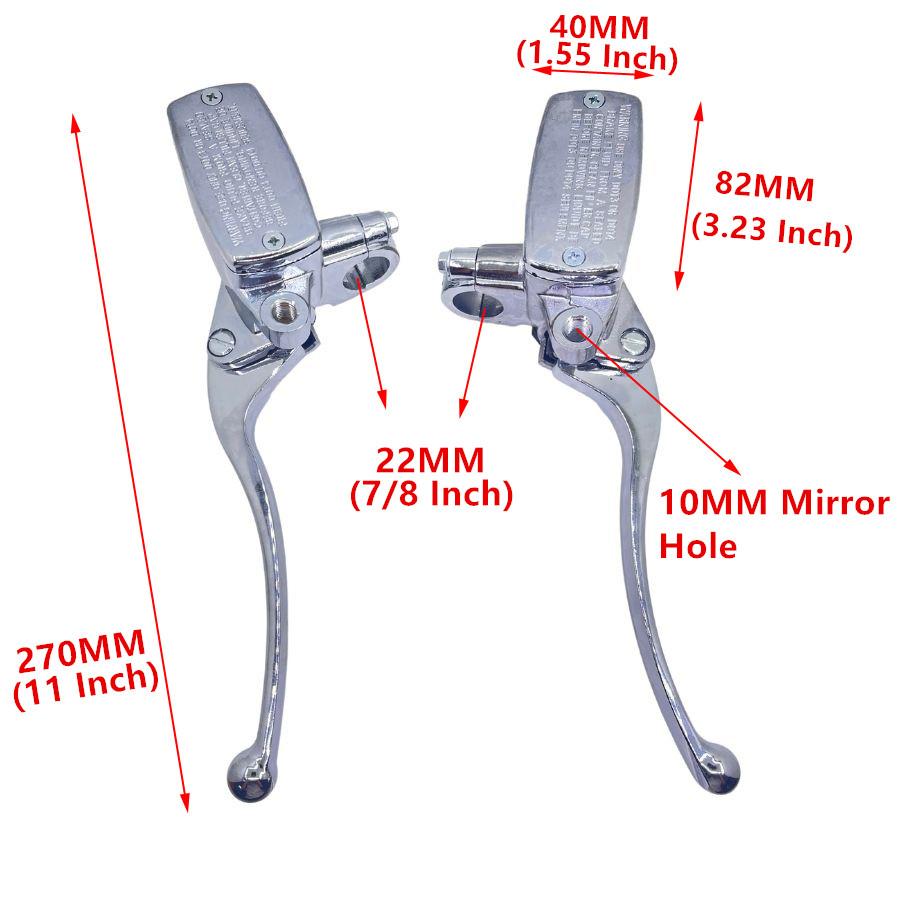 Cilindro Maestro De Freno Y Embrague Hidráulico De 7/8" Para Honda, Yamaha, Suzuki, Kawasaki