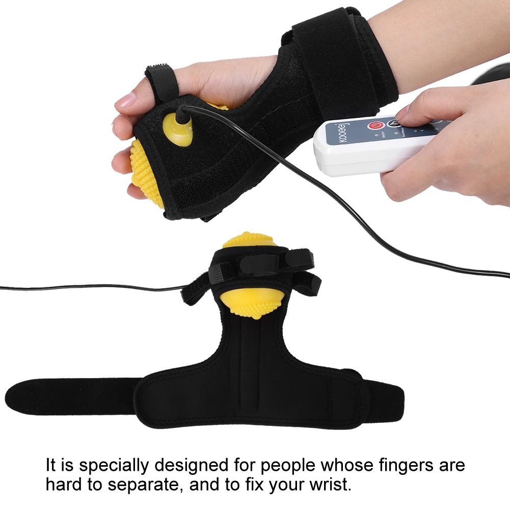 Infrared Heating Massager Electric Finger Recovery Training Silicone Rehabilitation Balls 110V-