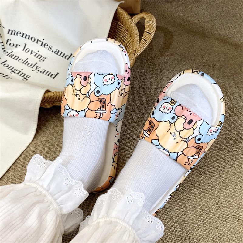 Dames Antislip Koreaanse Stijl Feeënslippers – Zacht, Geurwerend Binnenschoeisel voor de Zomer.