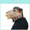 Masque de Chameau Accessoire de Costume Drôle Tête d'Animal en Latex Pour Fêtes et Festivals