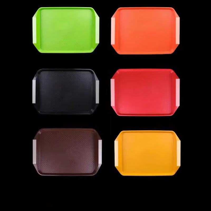 LYGIL Plastic Rectangular Non-slip Serving Tray