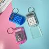 Mini Transparent Flip Keychain Calculator for Students