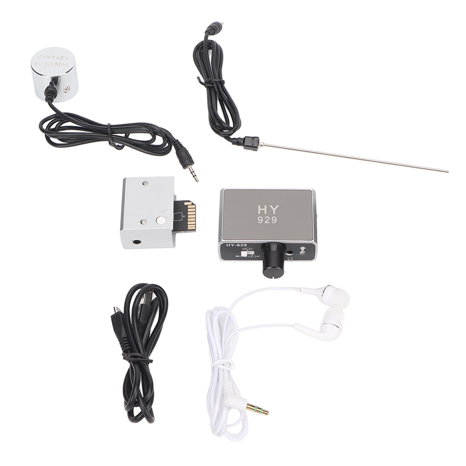 

Детектор утечки воды в трубах Профессиональный высокочувствительный двухзондовый тестер утечки воды для внутреннего использования US Plug