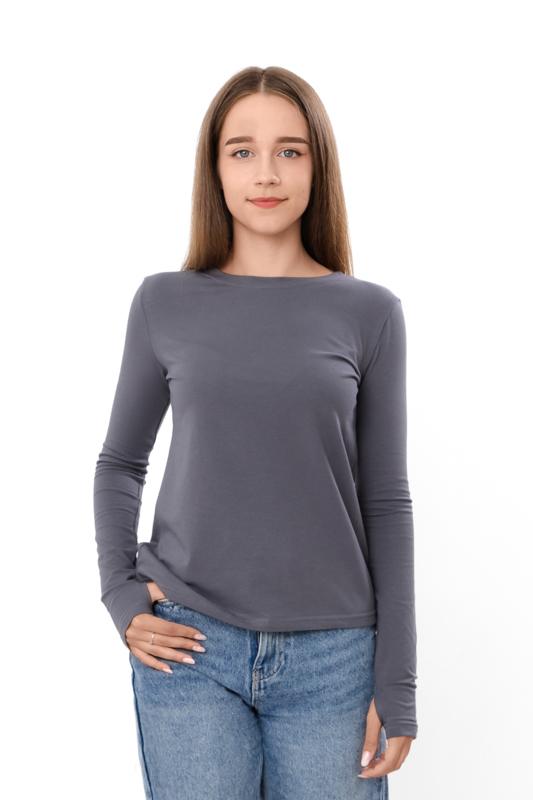 Teen Girls Solid Color Long Sleeve Top Any season 6521-036 HC