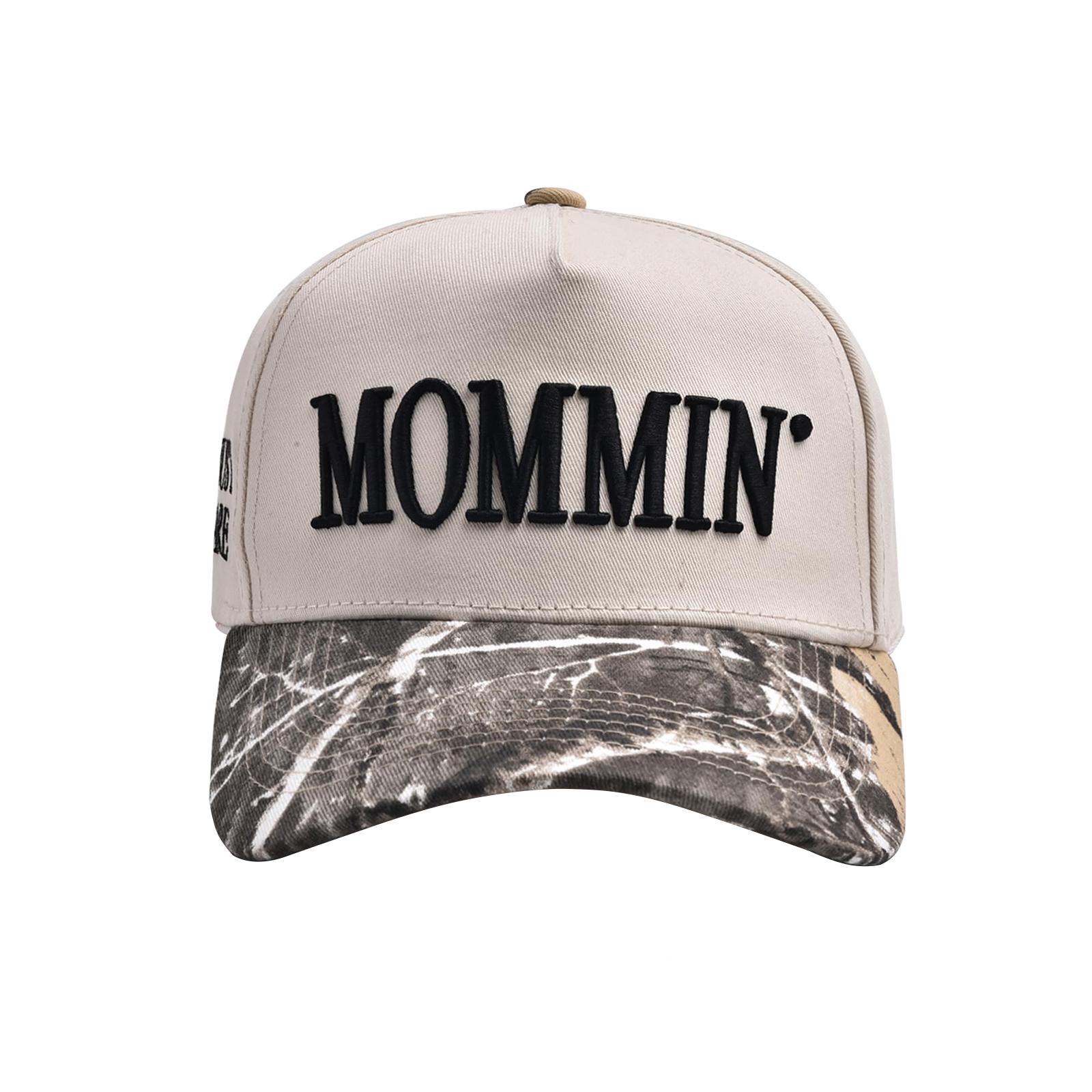

MOMMIN Baseball Cap Outdoor Sun Protection Adjustable Dad Hat with Curved Brim and Embroidered Logo for Spring Summer one size чёрный