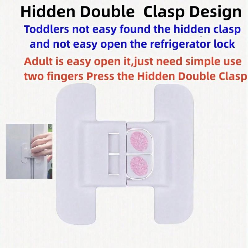 White Fridge Locks, Water Dispenser Door & Drawer Cabinet Locks, Furniture Protective Devices, Back To School Supplies