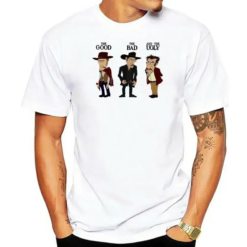 The Good The Bad and The Ugly T Shirt Clint Eastwood Pure Cotton Men T Shirt Simple Gothic Shor