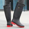 New Tall Men's Adult Rain Boots Outdoor Fishing Car Wash Kitchen Rain Shoes Waterproof Shoes Water Boots Men