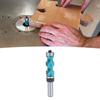 Flush Trim Router Bit 1/2 Shank Spiral Carbide Double Bearing Woodworking Trimming 3/4in Dia 1‑11/16