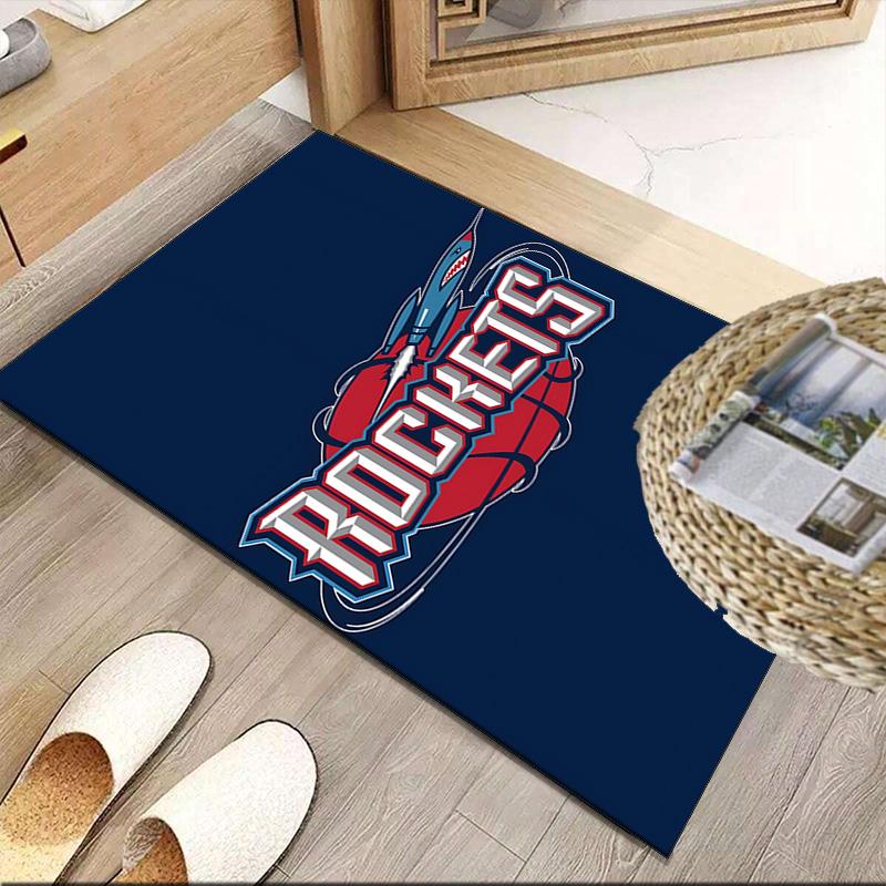 Rockets Basketball Team  Carpet, Kitchen Rugs, Yoga Mat, Non-Slip Mats, Rug for Bathroom, Living Room bedroom, Camping Rugs Christmas Gift