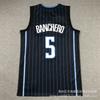 Orlando Magic Basketball Jersey 5 Mohamed Bamba Embroidered Fan Shirt Men Women Unisex Sportswear