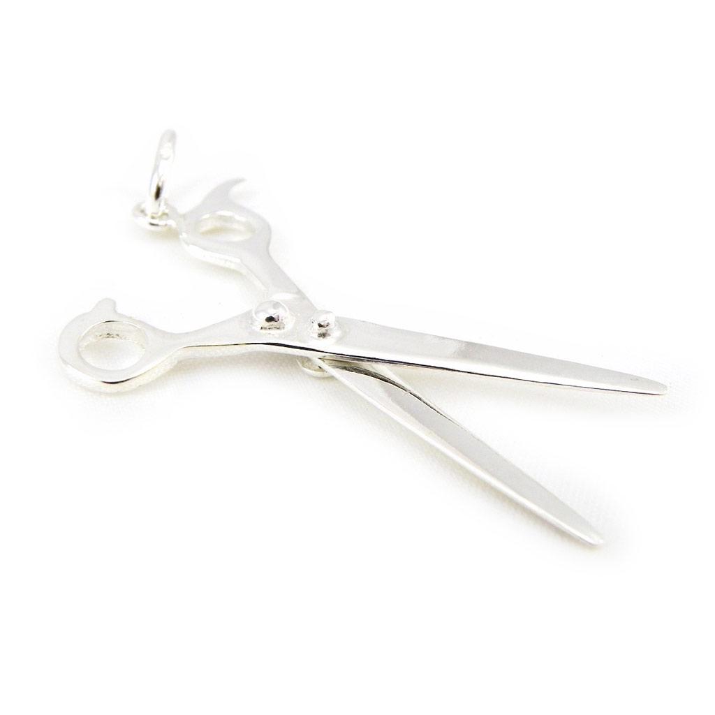 Les Trésors De Lily [E9720] - Silver Pendant 'Scissors'