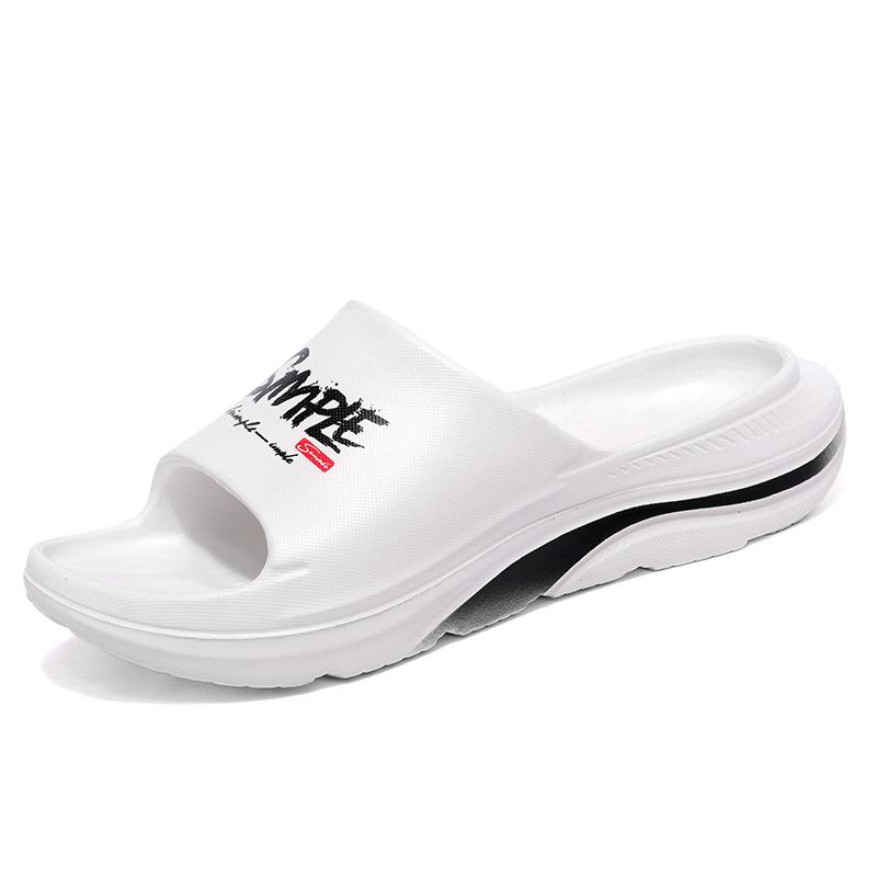 Fashion Fashion Non-Slip Men Slippers House Shoes Soft Platform Slide Sandals Men Indoor Outdoor Shower Bathroom Slipper Casual Shoes