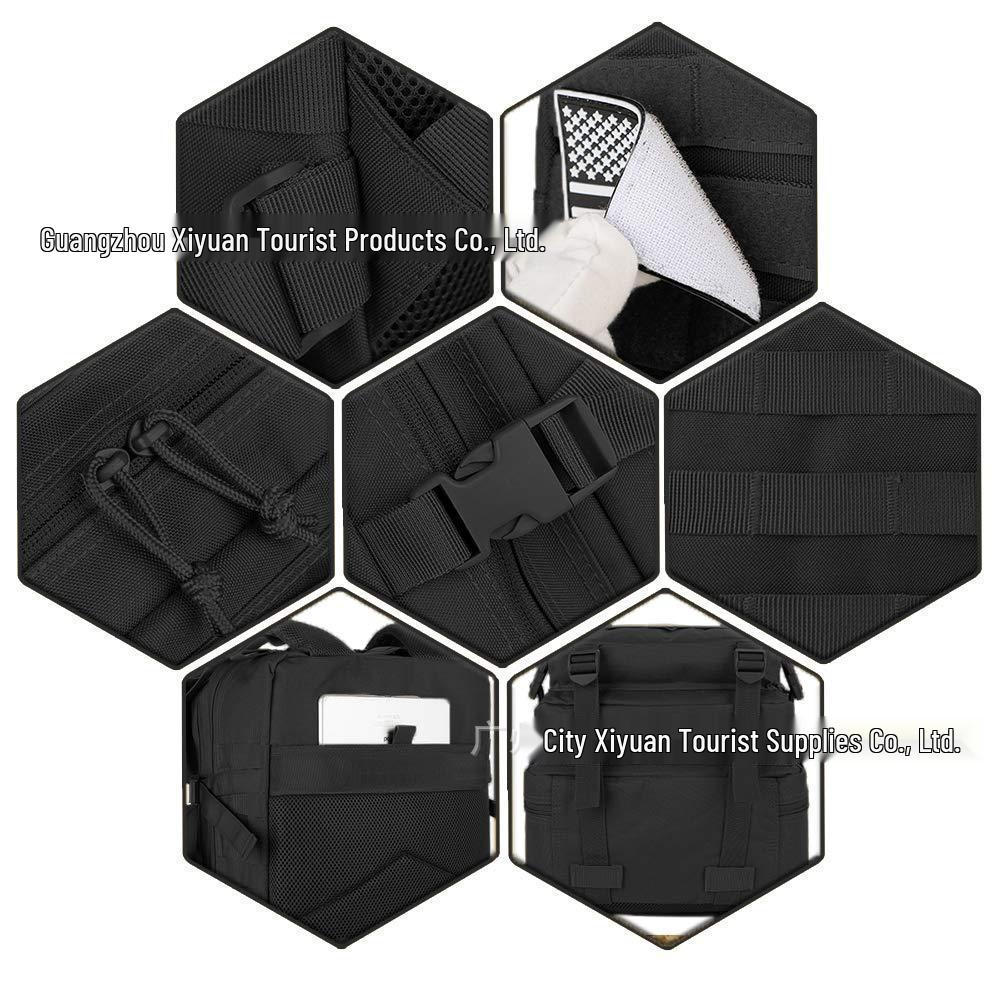 45l Tactical Backpack With 3p Molle System For Outdoor Sports Travel