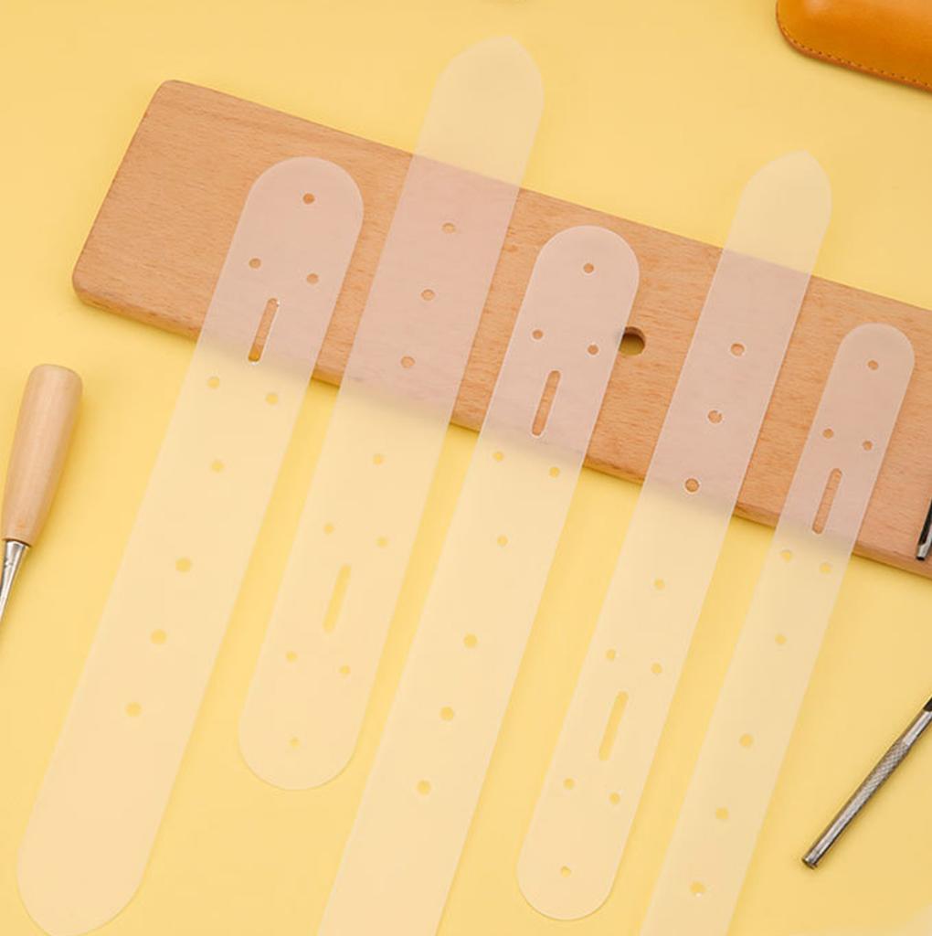Clear Acrylics Belt Hole Punching Templates Leather Belt Hole Positioning Templates Size 25mm 30mm 35mm 38mm 40mm Option