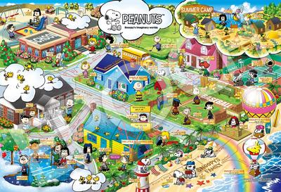 Epoch Co., Ltd. 300-piece Jigsaw Puzzle PEANUTS Snoopy Imaginary World (26 X 38 Cm) 28-811s Includes Glue, Spatula, and Point Voucher.