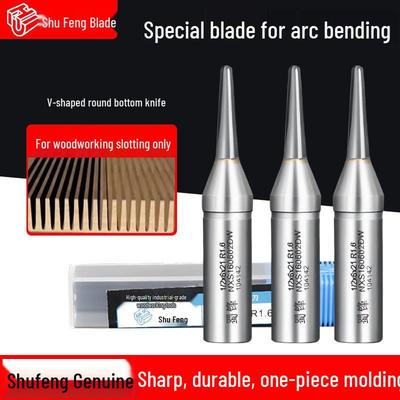 Industrial V-Shaped Round Bottom Woodworking Arc Grooving Cutter