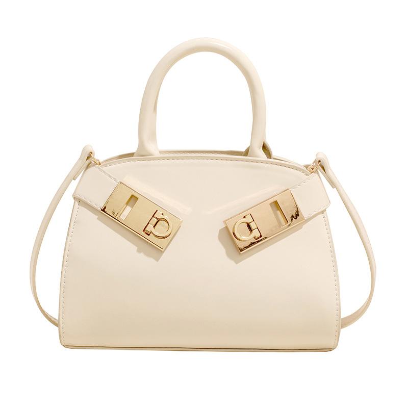 Korean Version of Casual Simple Temperament Business Commuter Style Handbag Women's High Sense Versatile Foreign Style Solid Color Messenger Bag