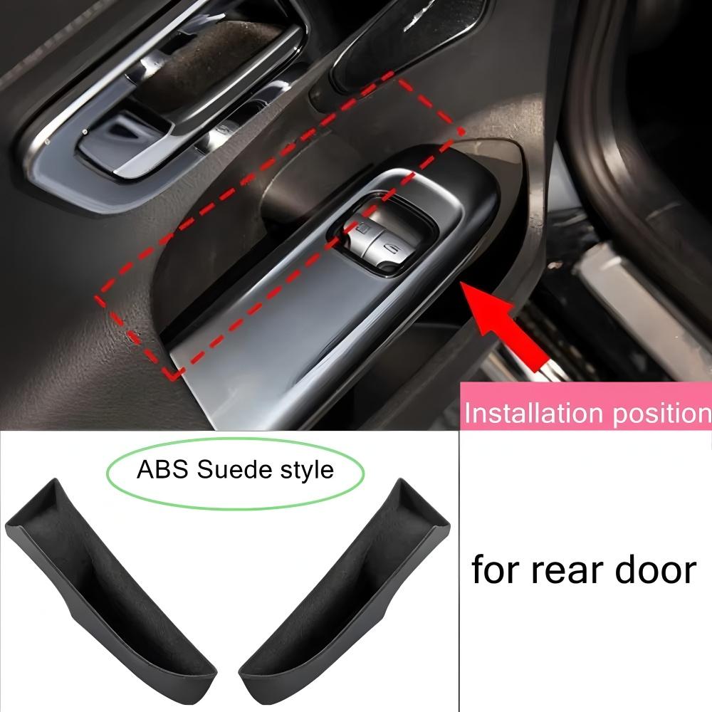 For Mercedes Benz CLASS C W206   2024 2025 ABS Car Gate handle Storage box container Tray Embels