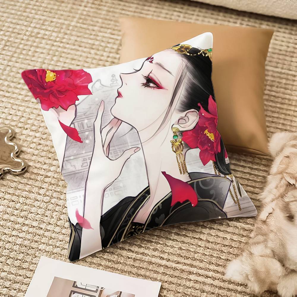 Koukyuu no Karasu Pillow Case Anti-dustmite Invisible zipper Sofa Bed