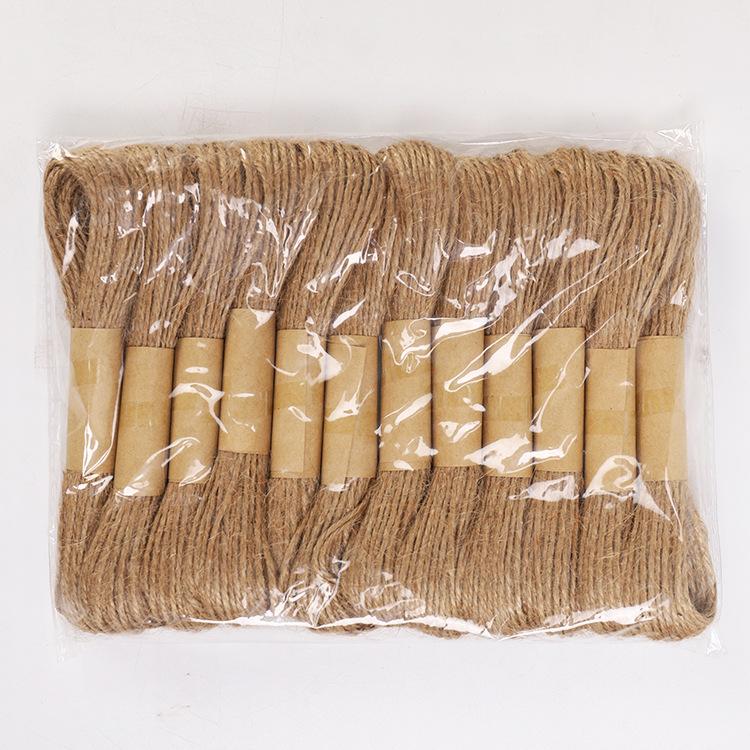1Mm * 10M Colored Hemp Rope Diy Hand-Woven Retro Style Photo Clip The Price Of 12 Jute Ropes