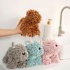 Microfiber Hand Towel Soft Instant Water Absorption Towel with Lanyard Hanging Towel for Hands Countertop Mirrors Cars Furniture