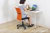 Fuji Boeki Krzesło biurowe Krzesło do biurka Szerokość 52 x Głębokość x Wysokość Pomarańczowy Materiał siatkowy Regulacja wysokości Podparcie lędźwiowe Hunter 90868 58.5 88~99cm