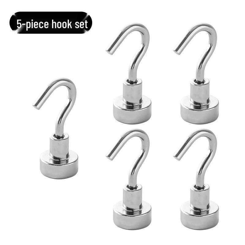 

Магнитные самоклеящиеся крючки: Бесследное настенное крепление без сверления для холодильника или двери