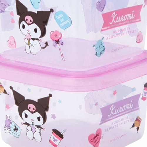 Sanrio Kuromi Mini Food Container (Storage Container) Set of 2 747742