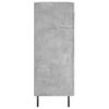 Sideboard Concrete Grey 69.5 X 34 X 90 Cm Particleboard