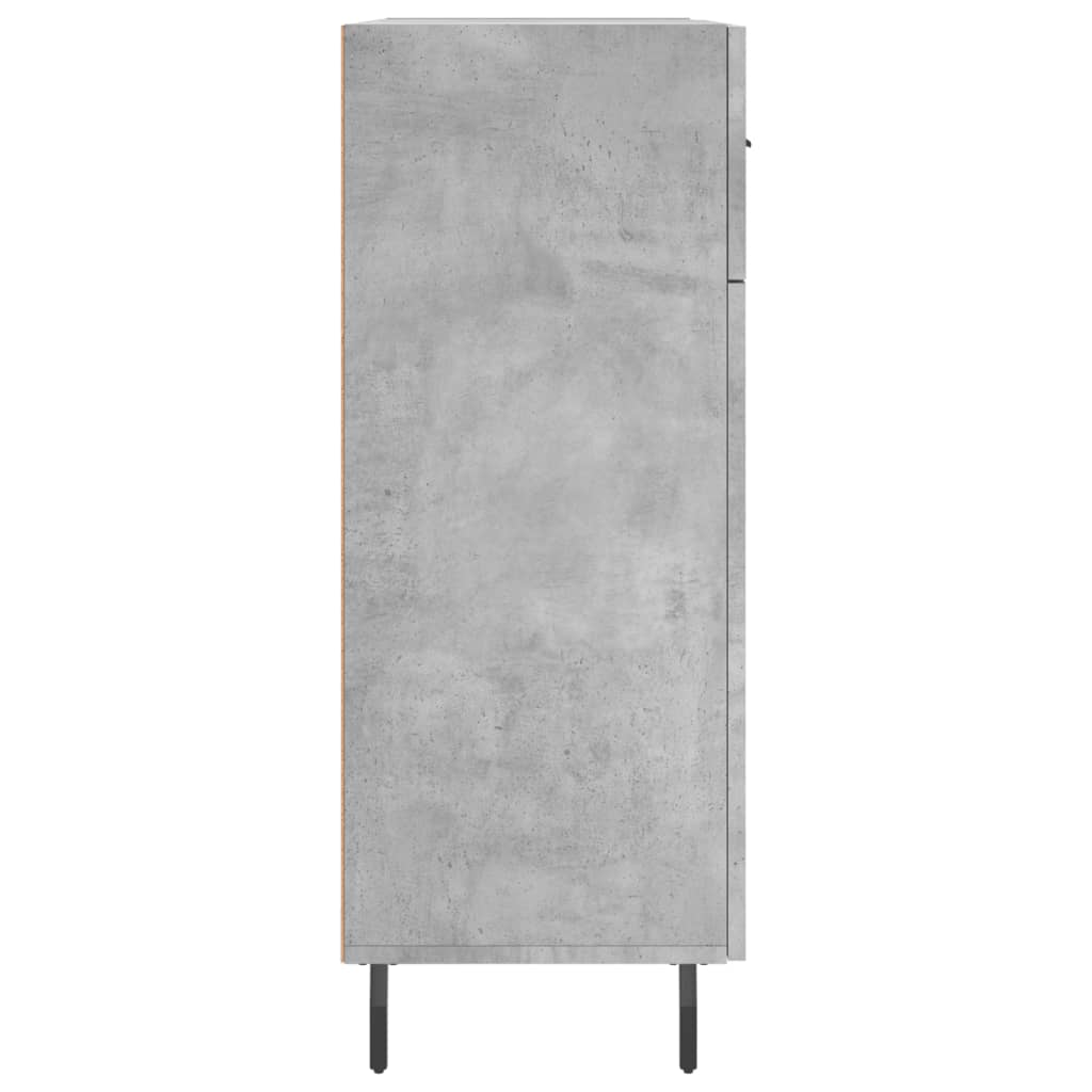Sideboard Concrete Grey 69.5 X 34 X 90 Cm Particleboard