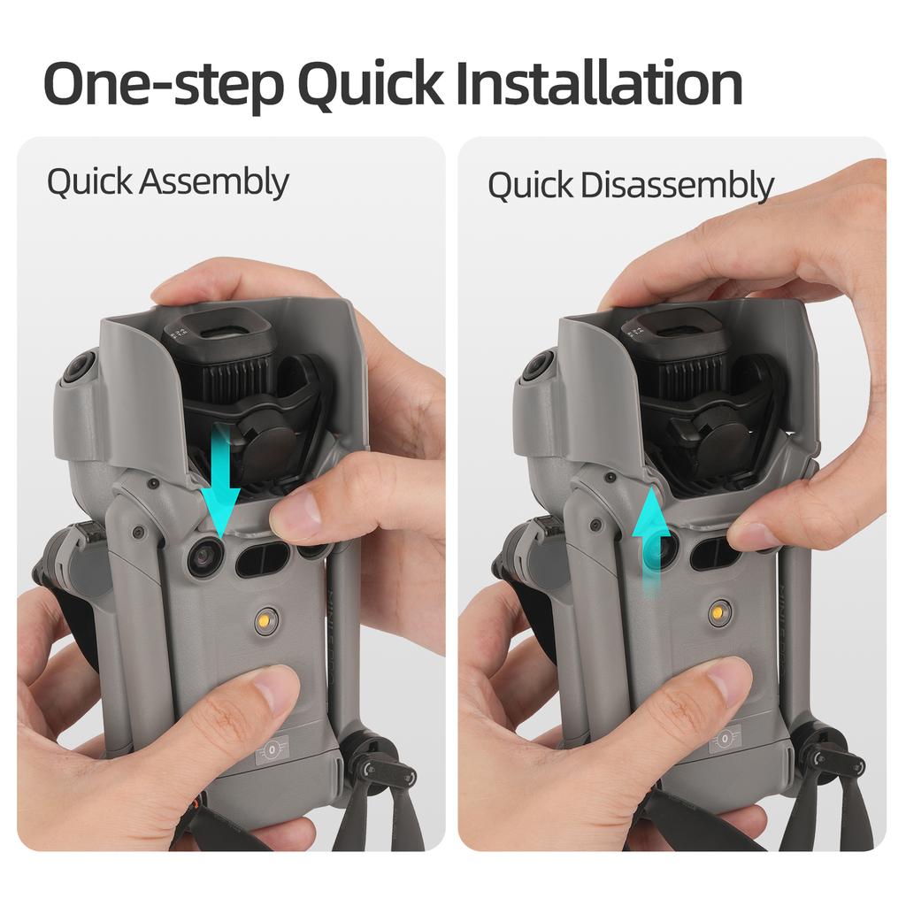 Lens Cover For DJI Mini 5 Pro Anti-glare Lens Hood Gimbal Protective Cover Sunshade Sunhood for DJI Mini 5 Pro Drone Accessories