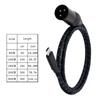 Reliable TypeC to XL Cable Long Service Cord Nylon Braides Cable Elastics Cable Suitable for Smartphones & Tablets
