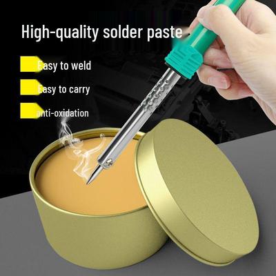 Elektrikli Lehimleme İçin 100g Temizlenmeyen Reçine Lehim Pastası, Kolay Kalaylanabilir, Teneke Kutu İçinde