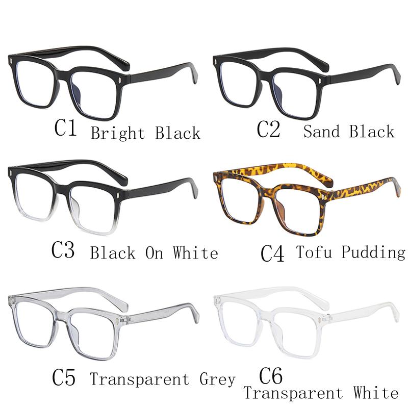 Anti-Blue Light Glasses High Quality Square Eyewear Women Men Luxury Eyeglasses Blue Light Blocking Lady Man Computer Eyeglas